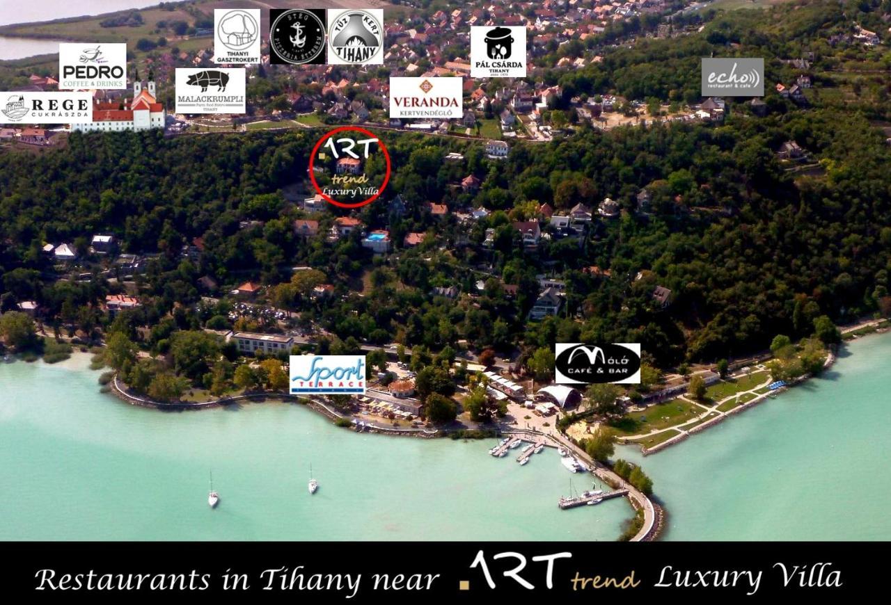 ARTtrend Luxury Villa Tihany Extérieur photo
